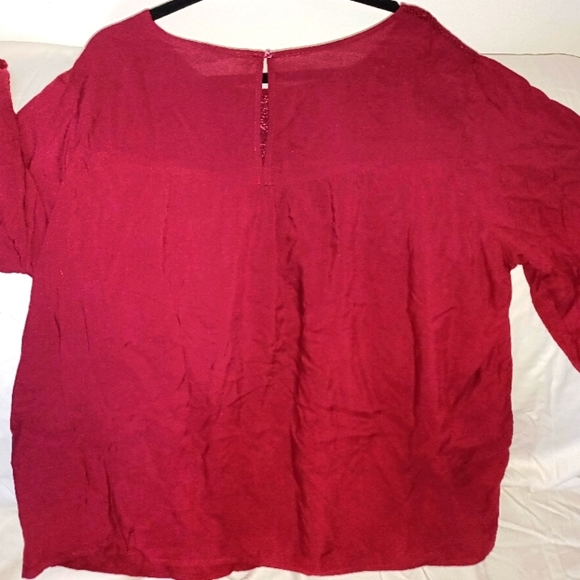 2XL cotton flowy hippie blouse - Picture 2 of 2